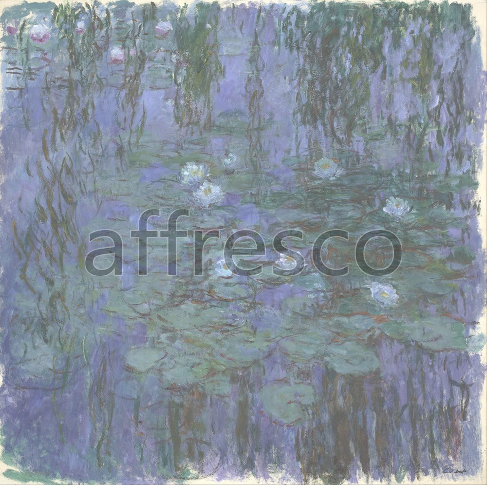 Каталог Аффреско, Импрессионисты и постимпрессионистыКлод Моне, Синие водяные лилии | арт. Claude Monet, Blue Water Lilies