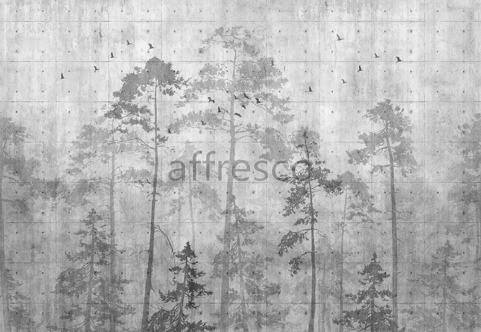 Фрески и фотообои, Серый лес