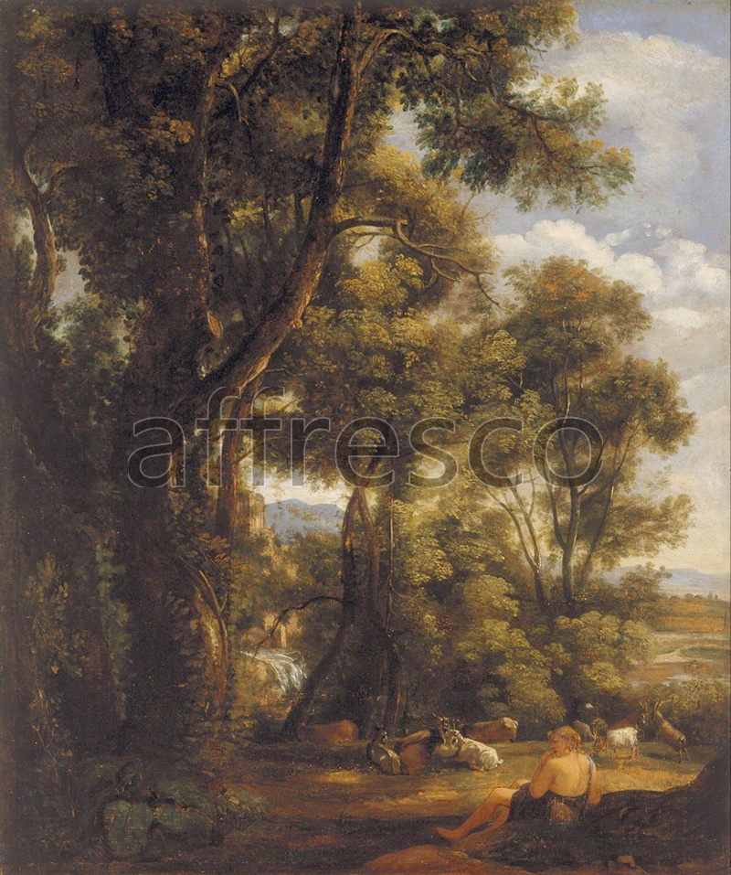Каталог Аффреско, Классические пейзажиДжон Констебл | арт. John Constable, Landscape with goatherd and goats
