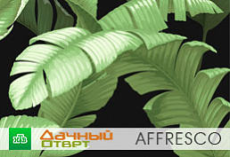 Фрески Affresco с тропическими листьями на НТВ! Фрески Affresco с тропическими листьями на НТВ!