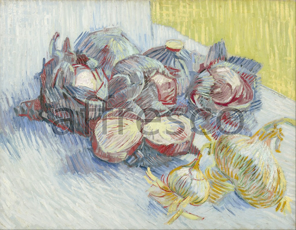 Каталог Аффреско, Импрессионисты и постимпрессионистыВинсент Ван Гог, Красная капуста и лук | арт. Vincent van Gogh, Red cabbages and onions