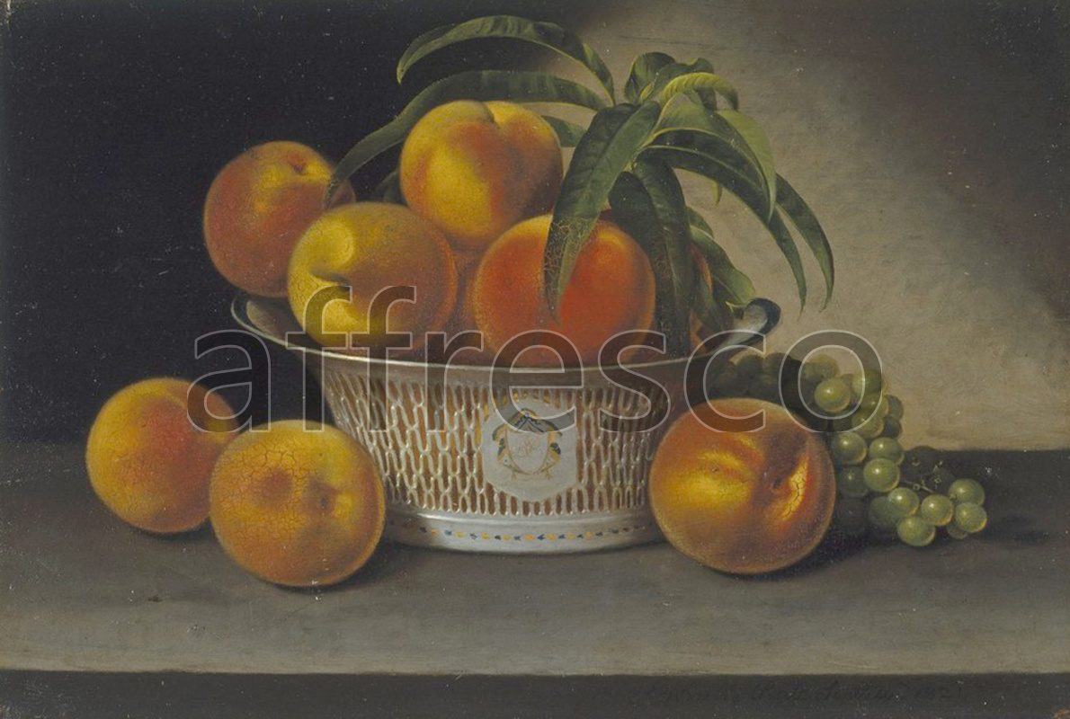 Каталог Аффреско, НатюрмортRaphaelle Peale, Still Life with Peaches | арт. Raphaelle Peale, Still Life with Peaches