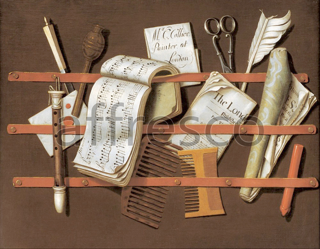 Каталог Аффреско, НатюрмортEdward Collier, Letter rack | арт. Edward Collier, Letter rack