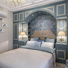 Спальня. Обои VESNA, арт. AB122-COL2 доработанный. Квартирный вопрос на НТВ