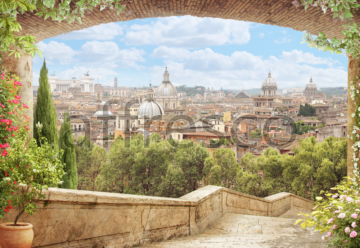 Фрески и фотообои, Панорама Рима