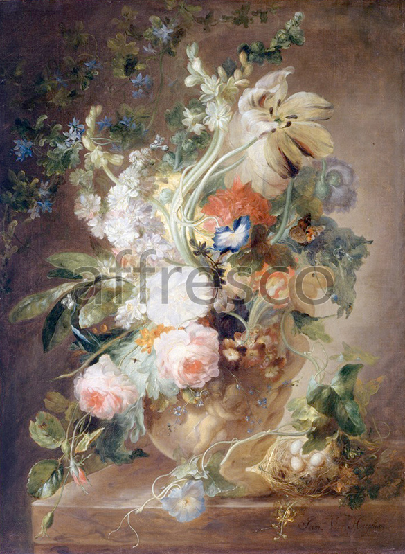 Каталог Аффреско, НатюрмортVan Huysum Jan, Vase with Flowers | арт. Van Huysum Jan, Vase with Flowers