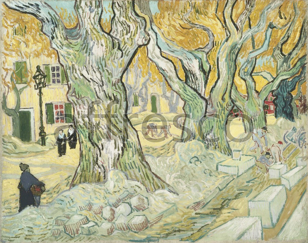 Каталог Аффреско, Импрессионисты и постимпрессионистыВинсент Ван Гог, Дорога Мендерс | арт. Vincent van Gogh, The Road Menders