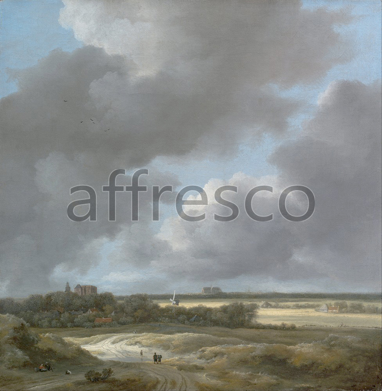Каталог Аффреско, Классические пейзажиЯкоб ван Рёйсдал | арт. Jacob Isaacksz van Ruisdael, View of Alkmaar