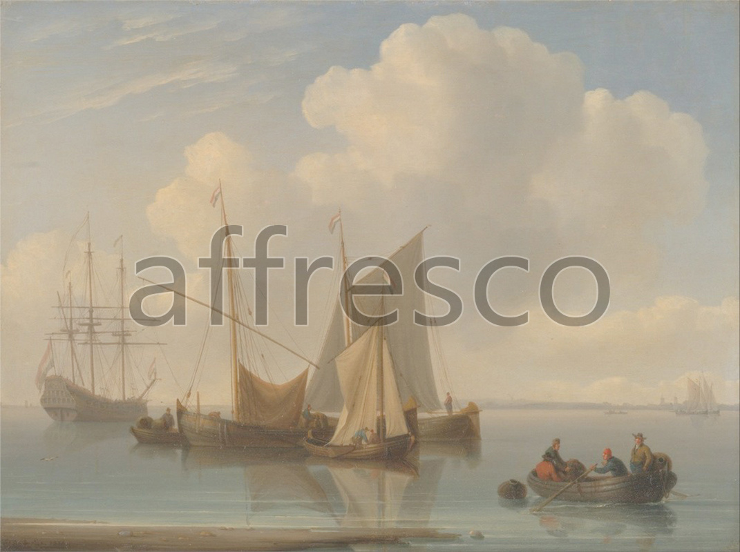 Каталог Аффреско, Морские пейзажиWilliam Anderson, Dutch Sailing Vessels | арт. William Anderson, Dutch Sailing Vessels