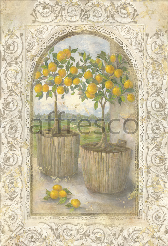 Заказать как фреску или фотообои,  Лимонные деревья